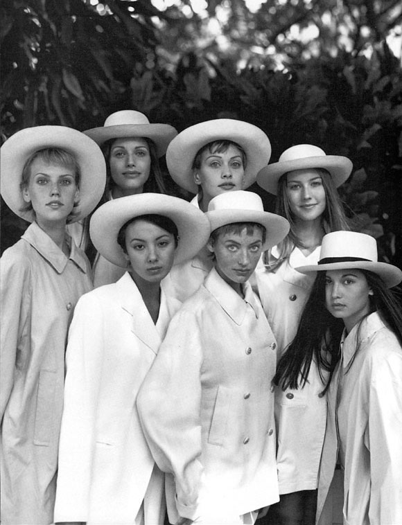 Vogue Models in Panama Hats