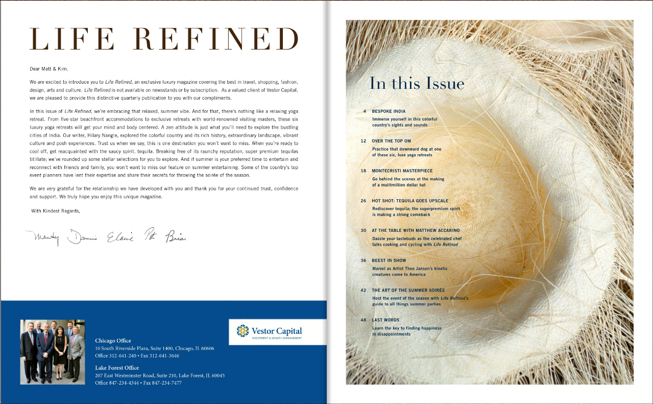 Brent Black Featured in Life Refined Magazine