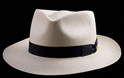 $475 Panama Hat blocked in the Classic Fedora style.