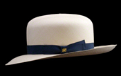 Foldable Montecristi Panama Hat - Side View