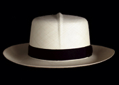 How to roll up a Panama hat 1
