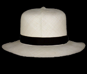 How to roll up a Panama hat 2