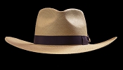 West Panama SE Cocoa genuine Panama hat - front view