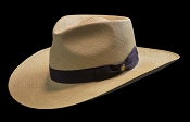 West Panama SE Cocoa genuine Panama hat - angled